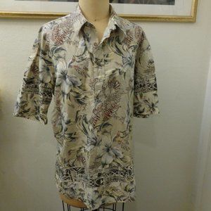 Vintage Hawaiian Men's Short Sleeve Shirt